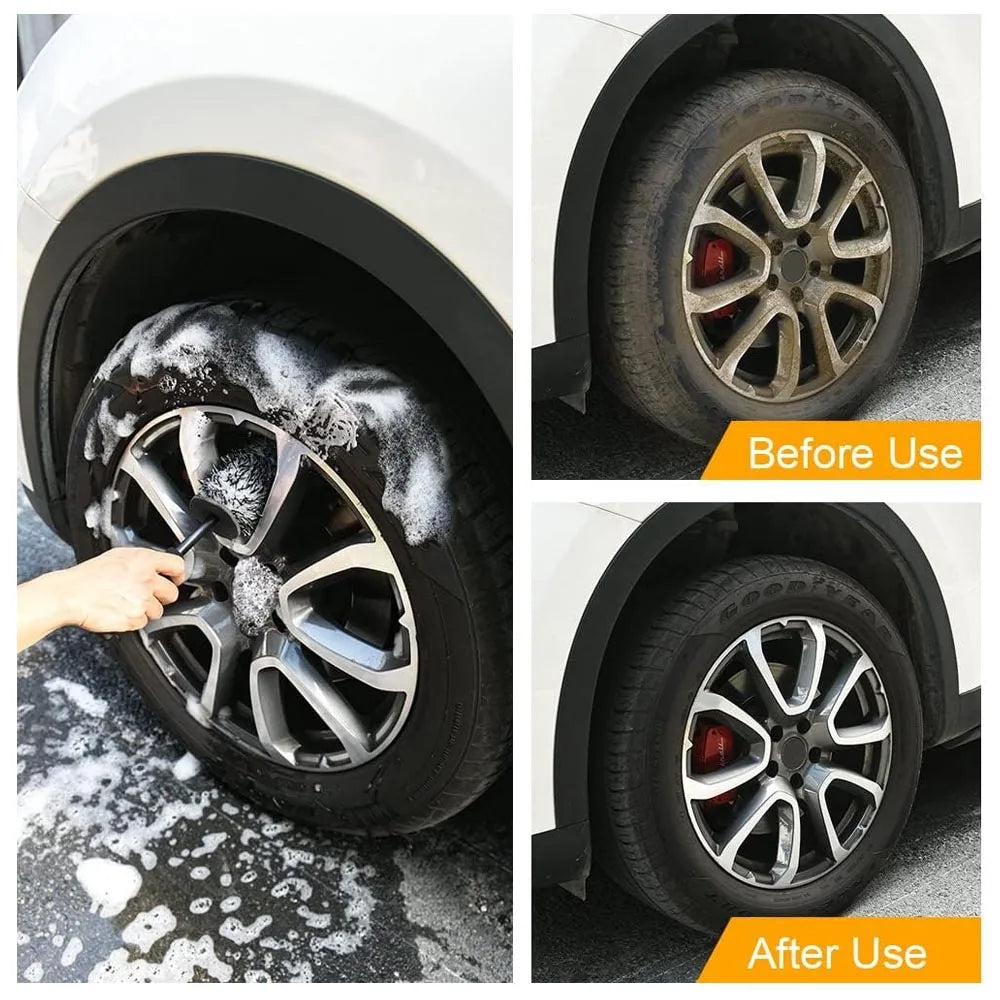 Microfiber Car Wash Brush for Wheels - Highly Absorbent
