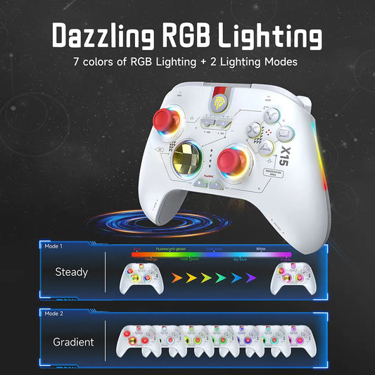 Manette de jeu sans fil Bluetooth RVB avec effet Hall Black Myth Waking Edition