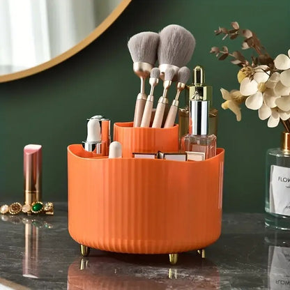 Rotating Cosmetic Brush Storage Box