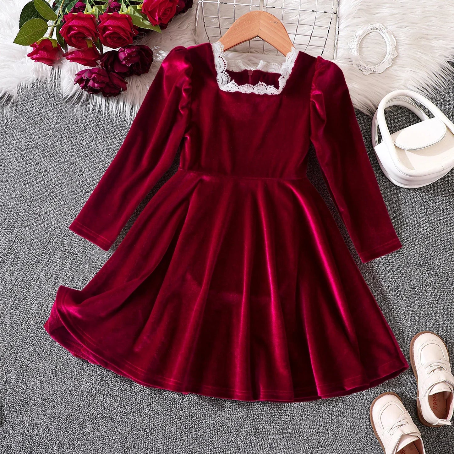 Baby Girls' Velvet Princess Dress