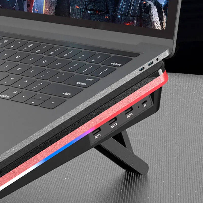 Support de refroidissement pour ordinateur portable 5000 tr/min pour ordinateurs portables de 13 à 17,3 pouces