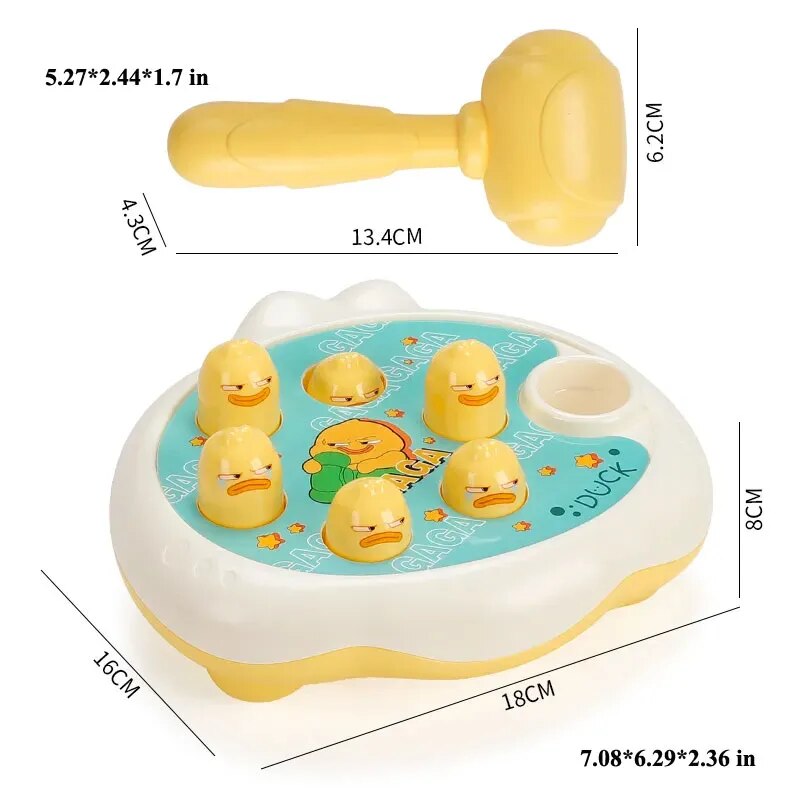 Duck/Frog/Pig Baby Toy with Hammer