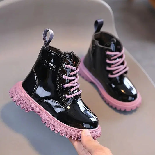 Bunte Schnürstiefel für Kleinkinder