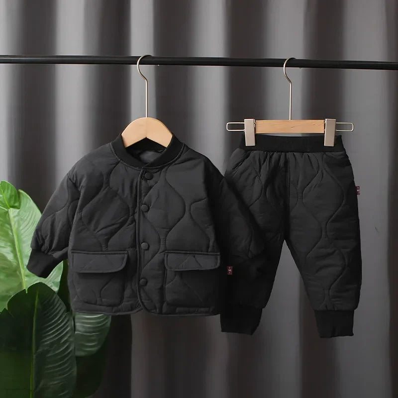 Ensembles de vêtements pour enfants garçons 2 pièces costumes d'hiver