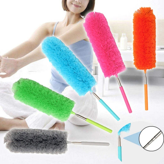 Extendable Microfiber Duster Brush for Home and Car Cleaning