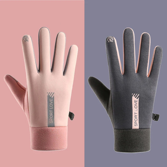 Gants de cyclisme imperméables pour femmes - Chauds