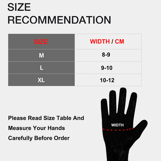 Goldene Winter-Fahrradhandschuhe mit Vollfinger-Design - Fitness- und Rennradausrüstung