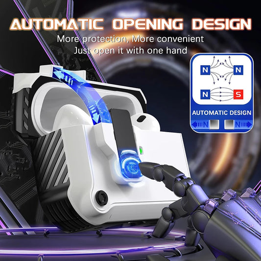 Armor Shockproof Lock Clip AirPods Case