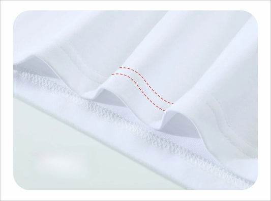 Funny Dino Print Cotton Tee for Men