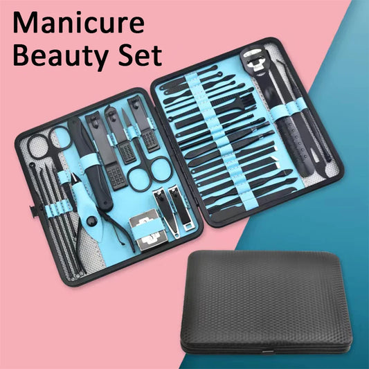 4/36pcs Nail Clippers Manicure Tool Set - Portable Grooming Kit