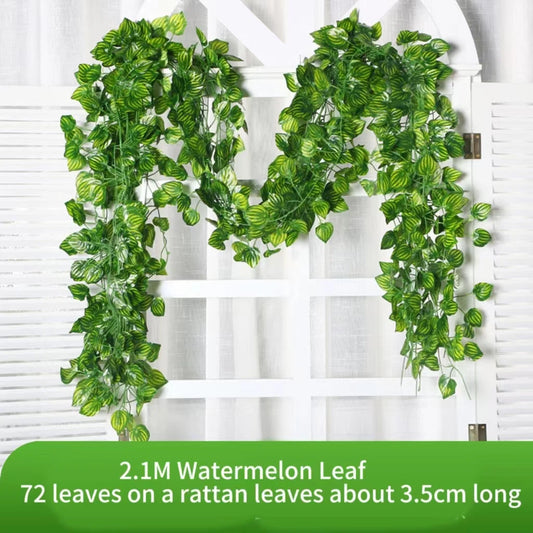 2.1M Green Ivy Hanging Vine - Artificial Garland