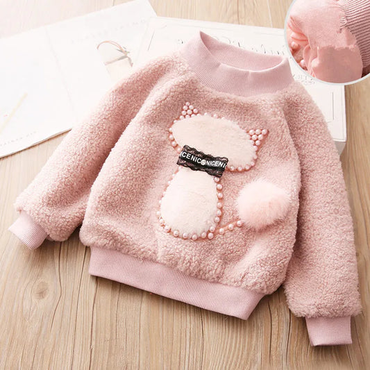 Kinder Pullover Sweatshirts Pearl Cartoon