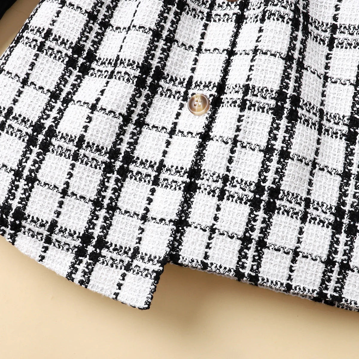 Robe fille irrégulière à manches longues