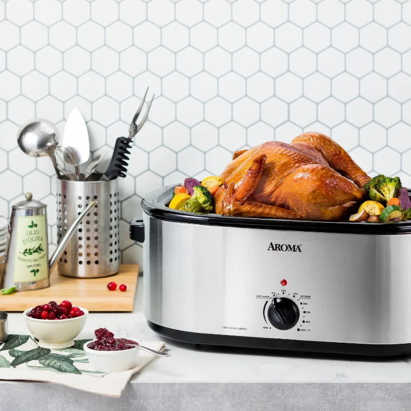 Stainless Steel Electric Roaster Oven