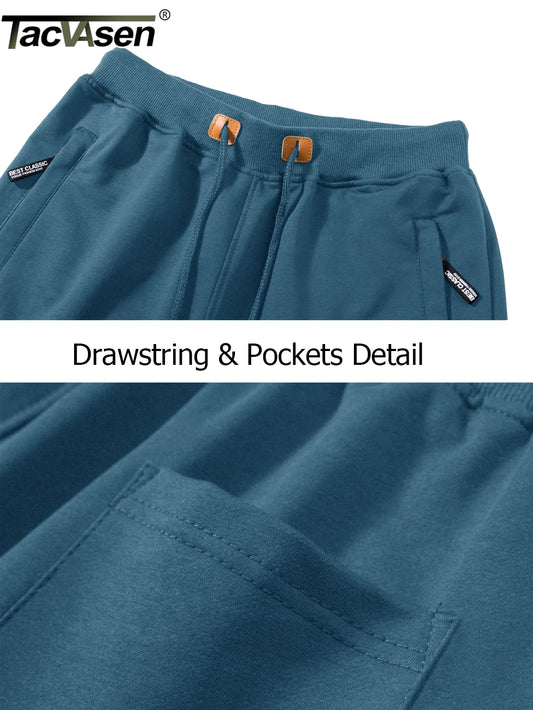 Men's Elastic Waist Running Cotton Shorts