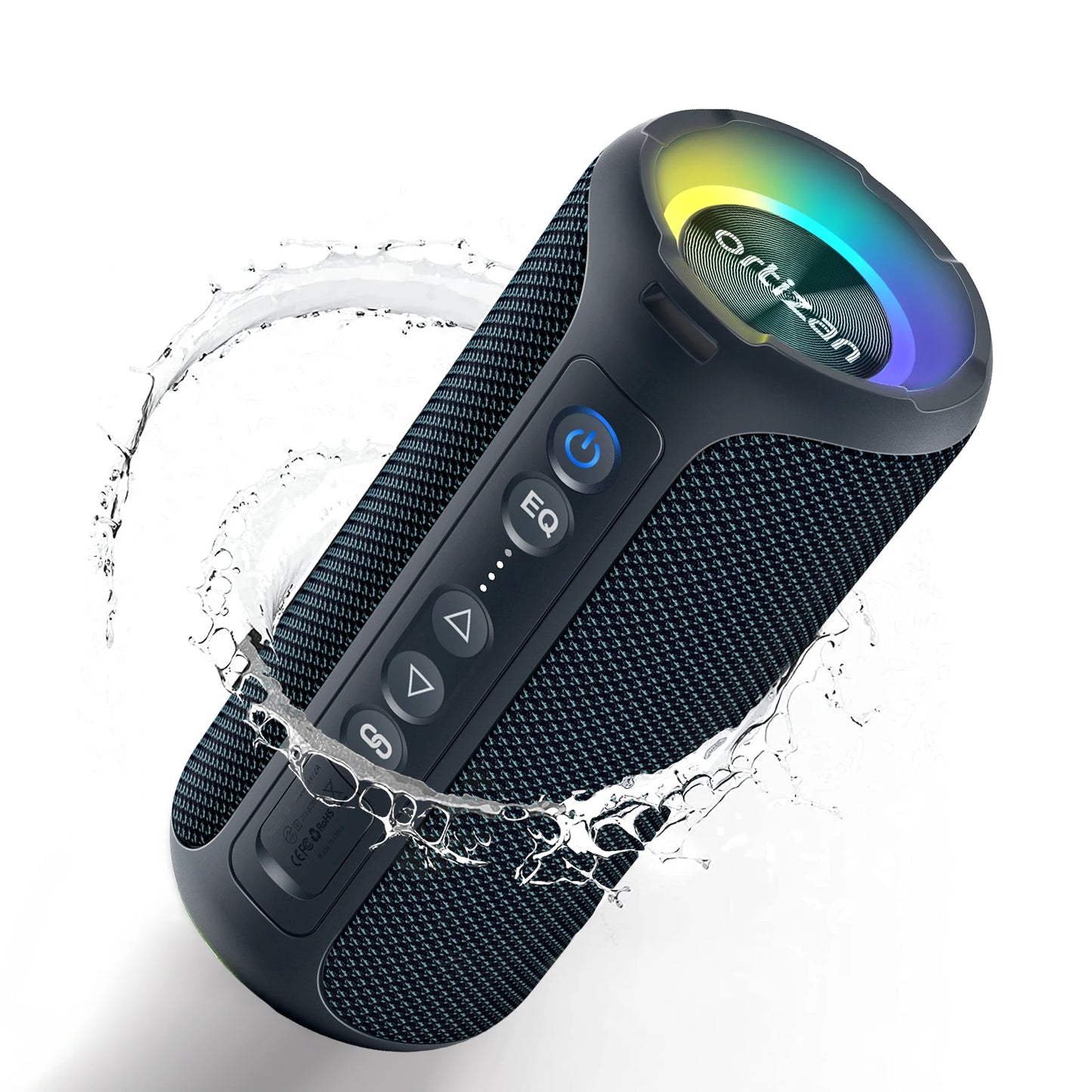 40W Bluetooth Speaker Enhanced Bass – Portable Wireless Outdoor 30Hrs Playtime IP7 Waterproof Bluetooth 5.3 Shower Speaker