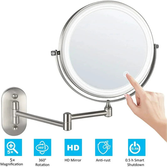 10X Magnifying LED Makeup Mirror