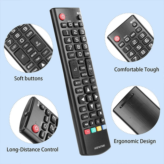 AKB74475480 Remote Control for LG TV Models