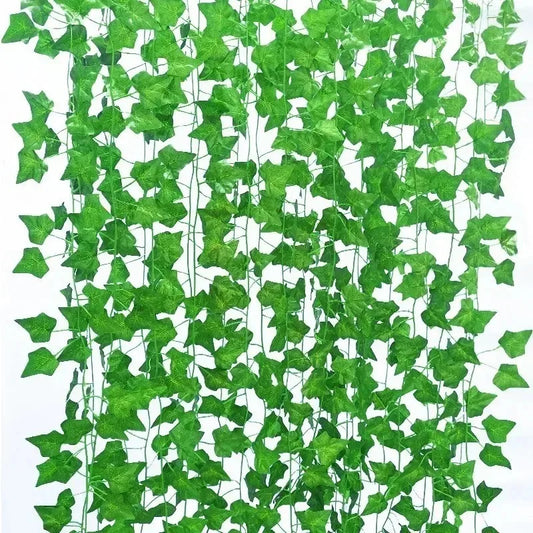 Artificial Green Ivy Leaf Garland - Hanging Vine