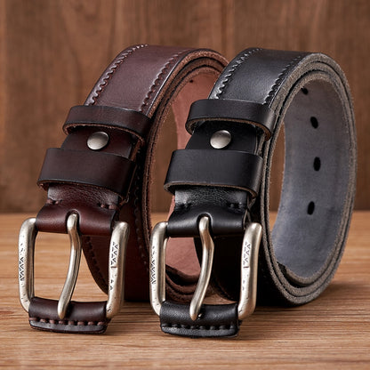 Luxury Cowhide Leather Belt for Men