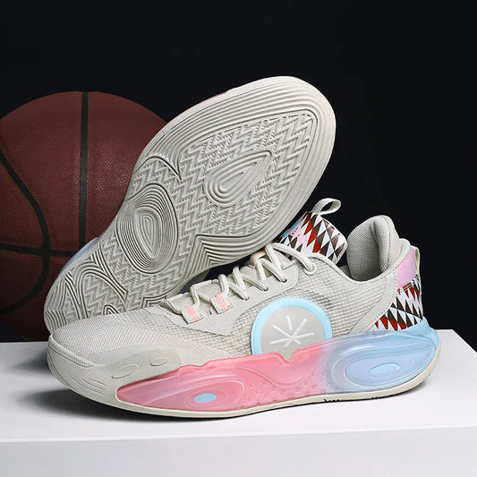 Men's Lightweight Breathable Black Running Shoes