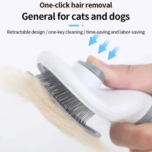 Pet Grooming Stainless Steel Hair Brush Comb