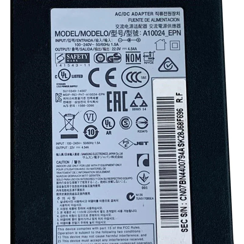 Chargeur pour ordinateur portable Samsung 150 W