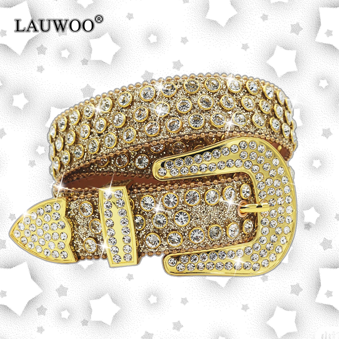 Ceinture western en strass scintillants