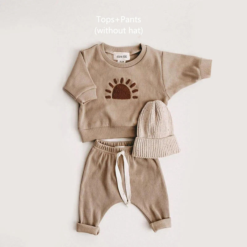 Toddler's Casual Tops + Loose Trousers Set