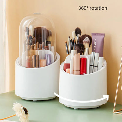 360° Rotating Makeup Brush Holder
