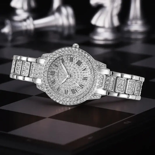 Iced Out Miami Kubanische Gliederkette mit Strasssteinen