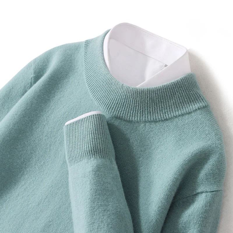 Casual Loose Round Neck Pullover Jacket