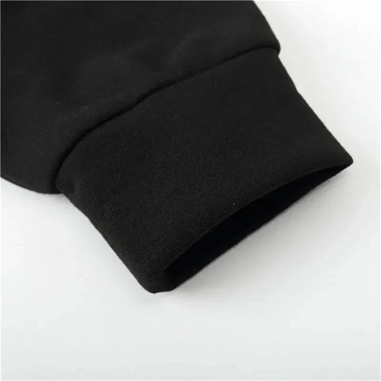 Übergroßer Kapuzenpullover mit koreanischem Buchstaben-Print für den Herbst für Herren