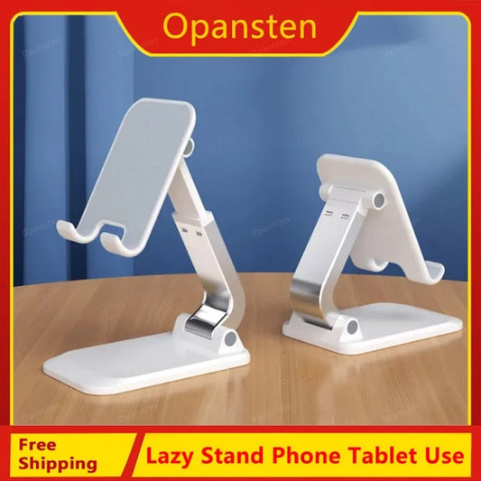Foldable Metal Desktop Phone Stand for iPad, iPhone, Smartphone