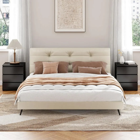 Commode 3 tiroirs en chêne gris