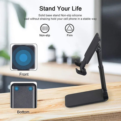 Adjustable Desk Mobile Phone Holder Stand for iPhone, iPad, Xiaomi