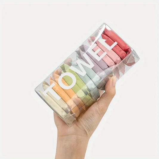 14pcs Disposable Compressed Towels - Portable Travel Face Cloth