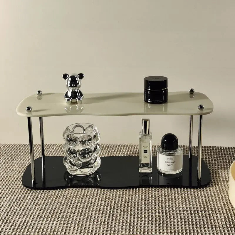 Modern Three-Layer Acrylic Perfume Shelf
