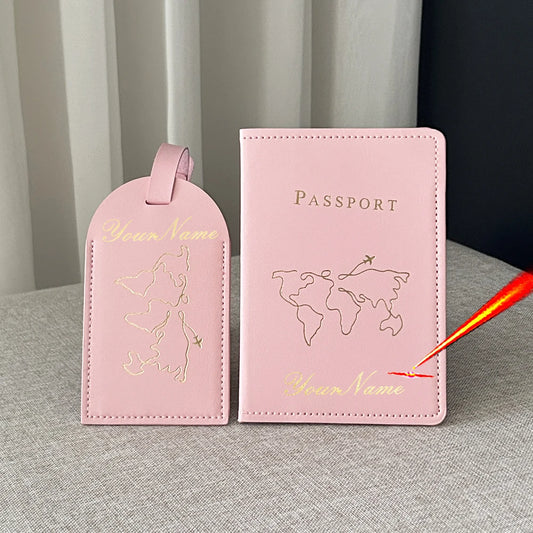 Chic Wedding Passport Set for Couples
