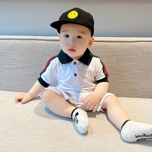 Ensemble polo et short d'été pour bébé