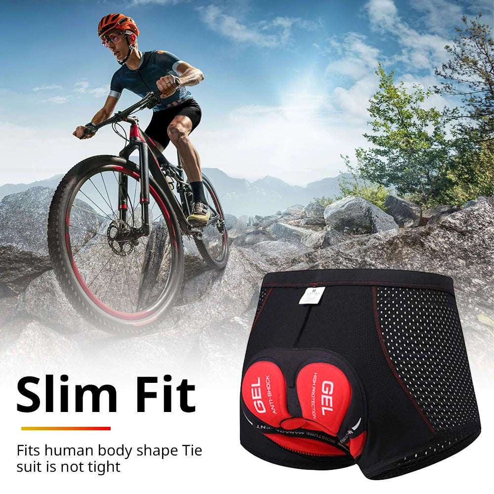 Breathable Cycling Shorts with 5D Gel Pad