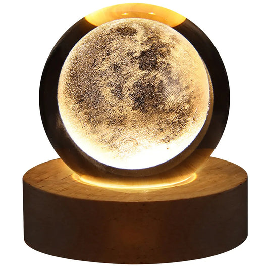 Veilleuse Boule d'Astronaute Galaxie - Lampe de Chevet Planète