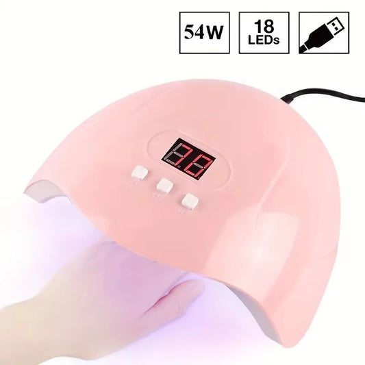 UV LED Lamp Kit with Electric Nail Drill - Manicure Tools Set