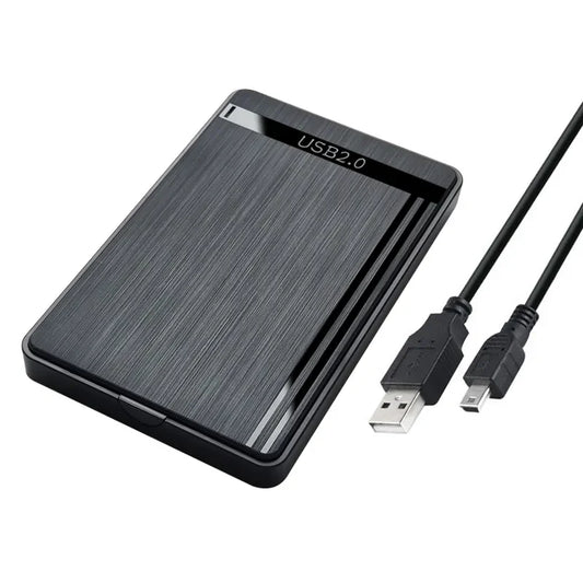 2.5'' SATA to USB 3.0 HDD Enclosure – Portable Hard Drive Case for SSD & External Storage Includes USB 3.0/2.0 Cable ABS Material