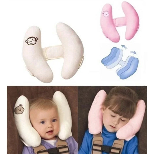 Baby Car Seat Neck Pillow - Banana Shaped Head Protector