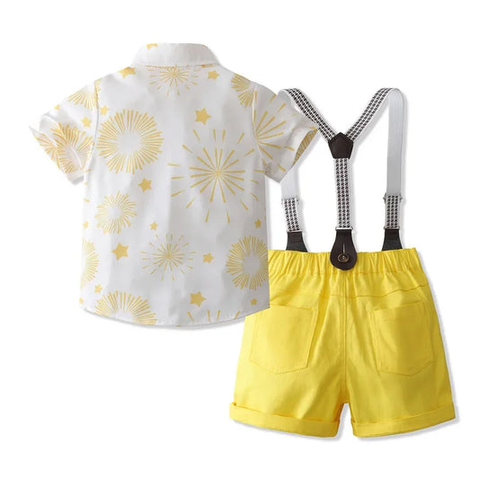 Ensemble de tenue d'été pour filles aux fraises | 2-8 ans