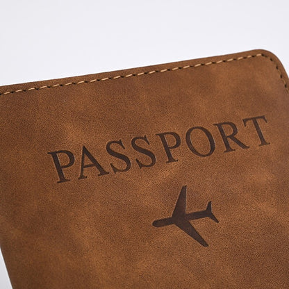 RFID Vintage Passport Holder-Stylish Travel Essential