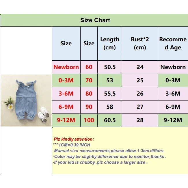 Newborn Baby Girl and Boy Romper Jeans
