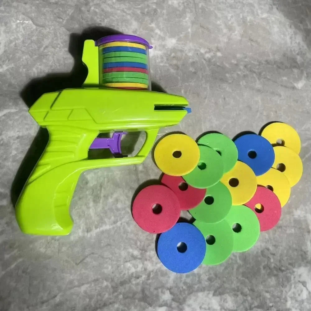Pistolet lanceur de disques en mousse pour enfants