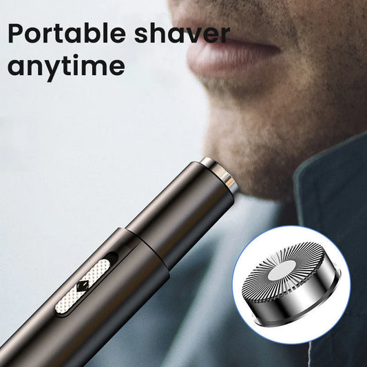 Rechargeable Electric Nose Hair Clipper - 2-in-1 Unisex Automatic Washable Trimmer